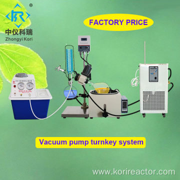CE Certificated vacuum rotary evaporator 5l